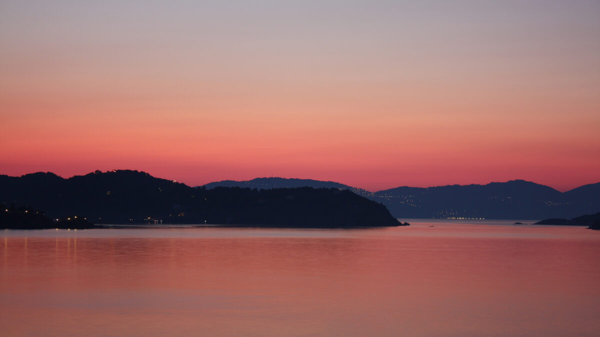 Sonnenuntergang Dämmerung Meer Griechenland