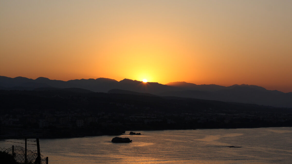 Sonnenuntergang Meer Griechenland